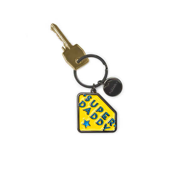 portachiavi metallo smaltato - what a key ring! papà
