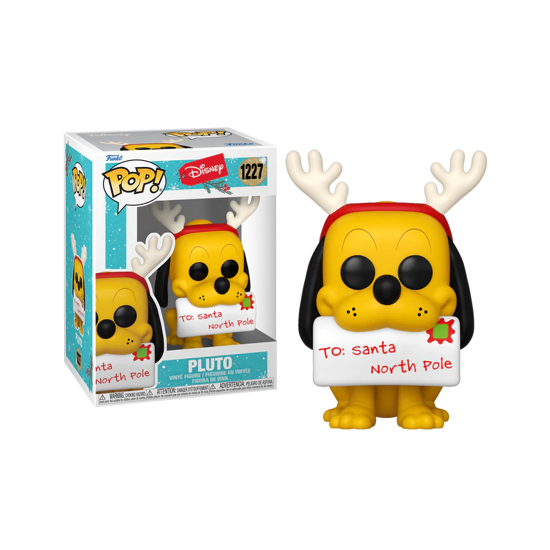 FUNKO POP CHRISTMAS HOLIDAY PLUTO 1227