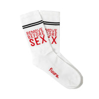 CALZE "REMOVE BEFORE SEX"