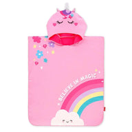 PONCHO ASCIUGAMANO PER BAMBINI UNICORN