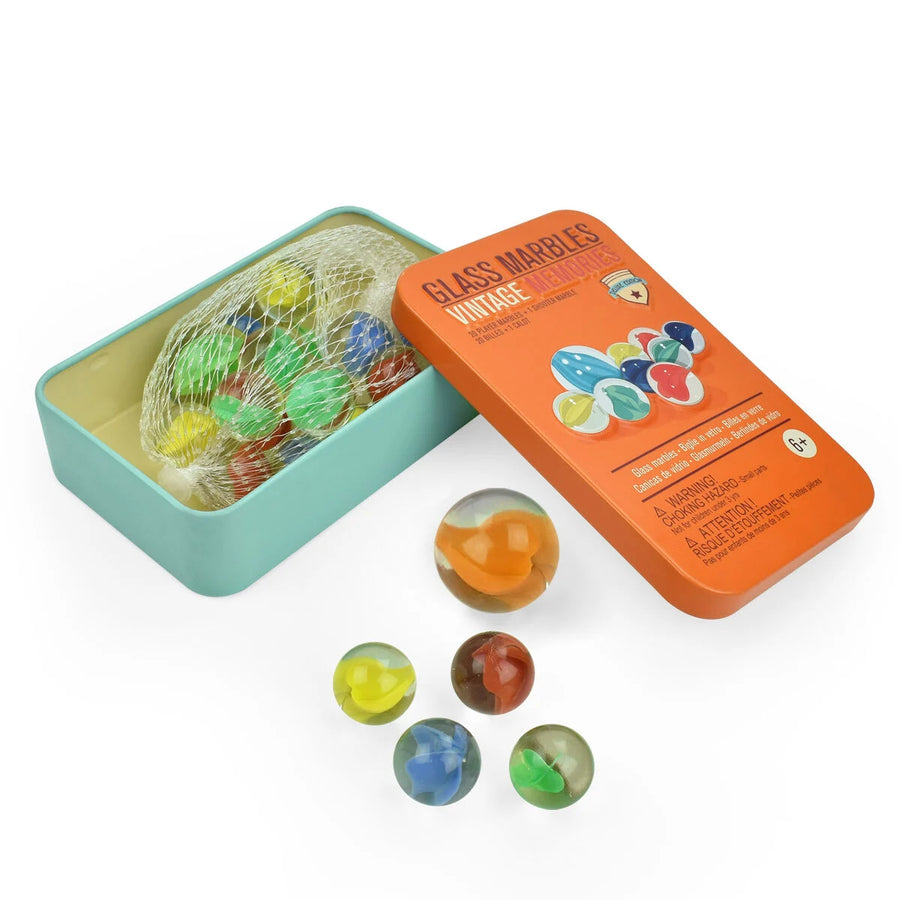 BIGLIE IN VETRO GLASS MARBLES VINTAGE MEMORIES
