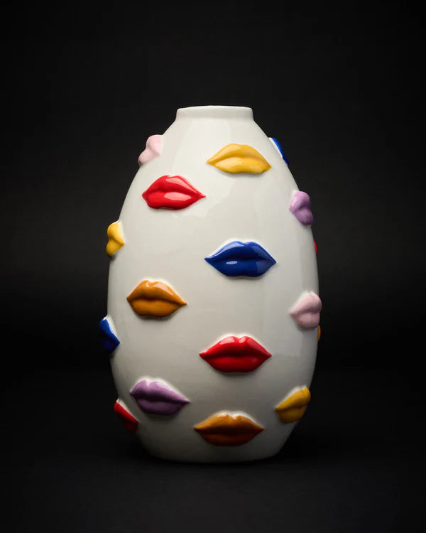 VASO MOUTH COLLECTION MULTICOLOR 22CM