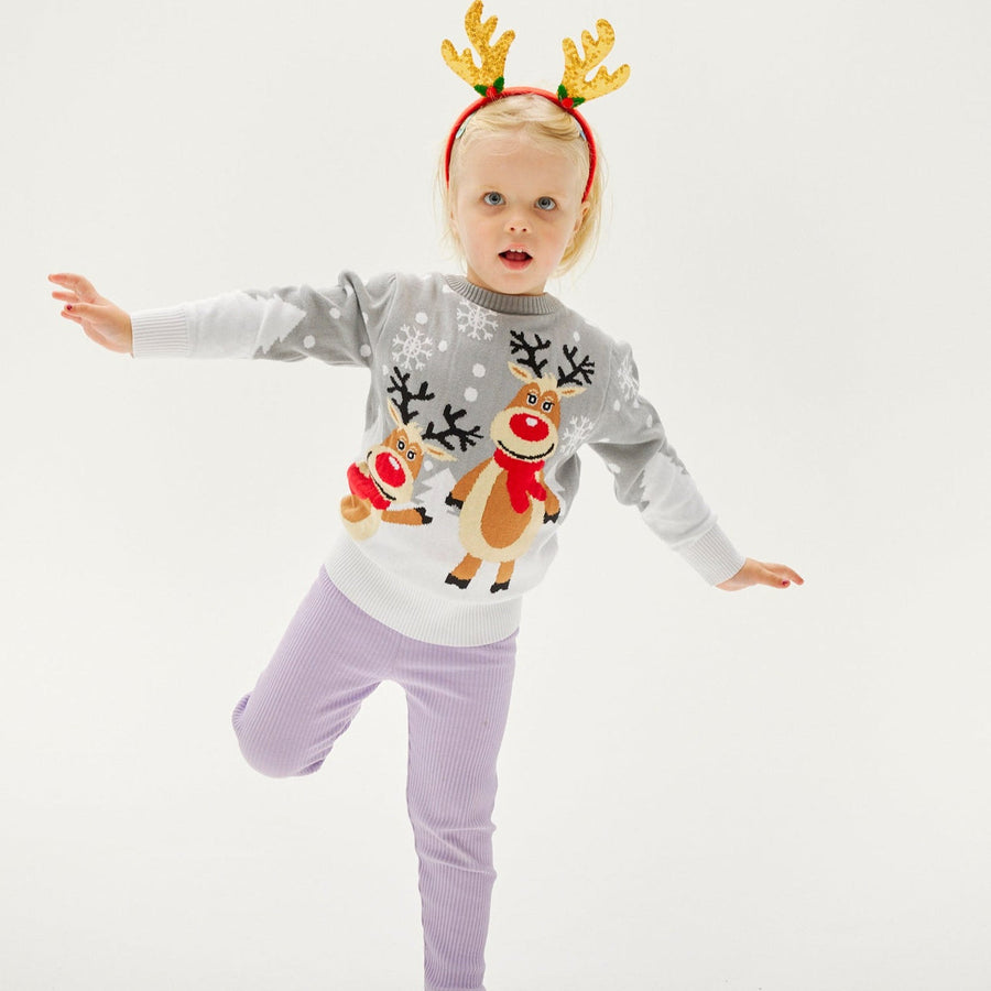 KIDS CHRISTMAS JUMPER THE CUTE XMAS SWEATER - MAGLIONE NATALE