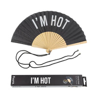 VENTAGLIO "I'M HOT" NERO