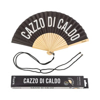 VENTAGLIO "CAZZO DI CALDO" NERO