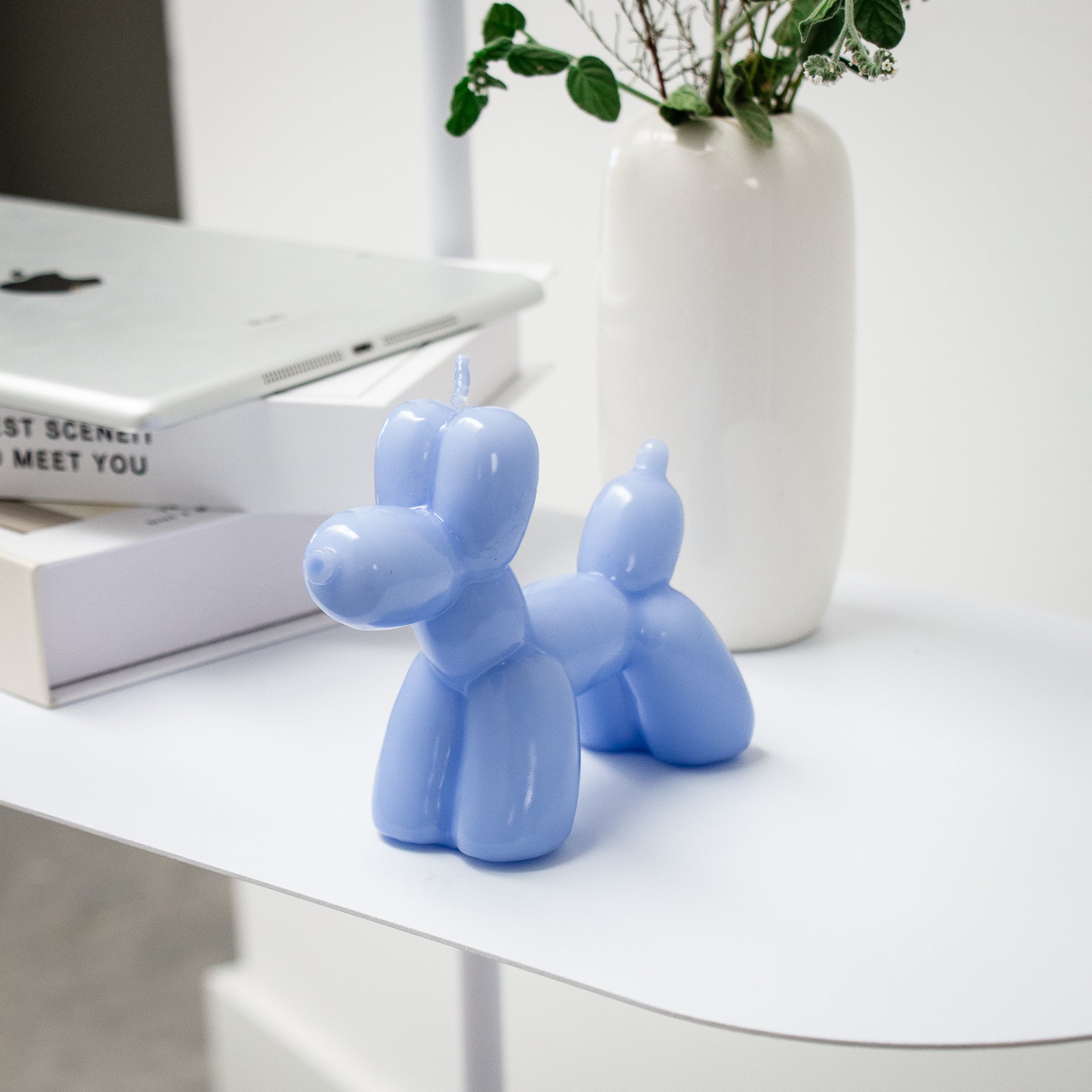 candela a cagnolino - balloon dog Helio Ferretti blu