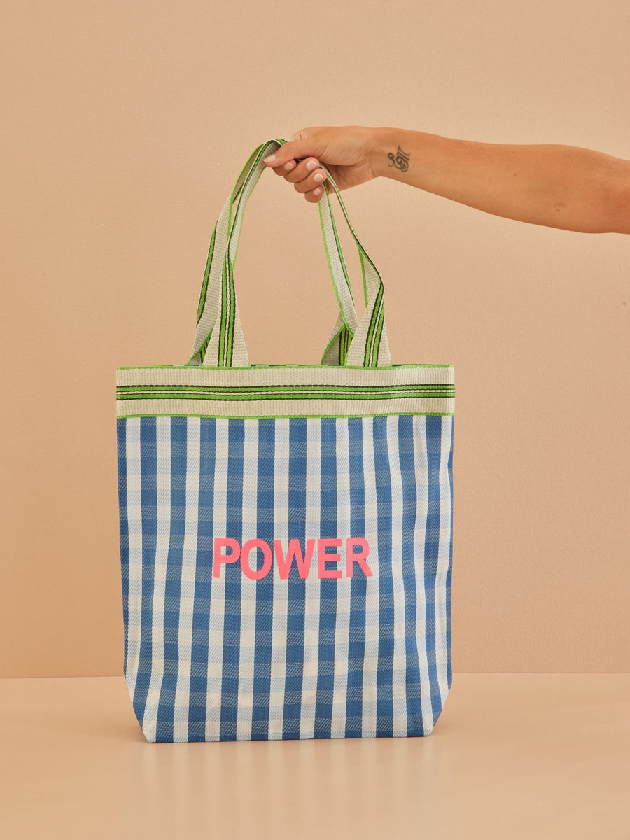 RECYCLED PLASTIC SHOPPING BAG POWER