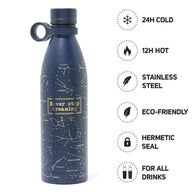 bottiglia termica - hot & cold vacum bottle stars 800ml