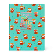 quaderno a righe large red panda
