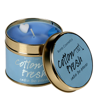 TIN CANDLE - CANDELA COTTON FRESH