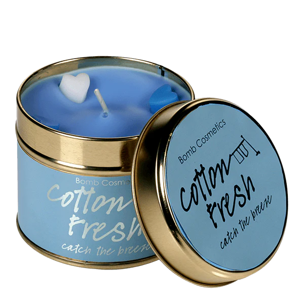 TIN CANDLE - CANDELA COTTON FRESH