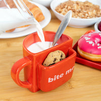 TAZZA PORTA BISCOTTI "BITE ME"
