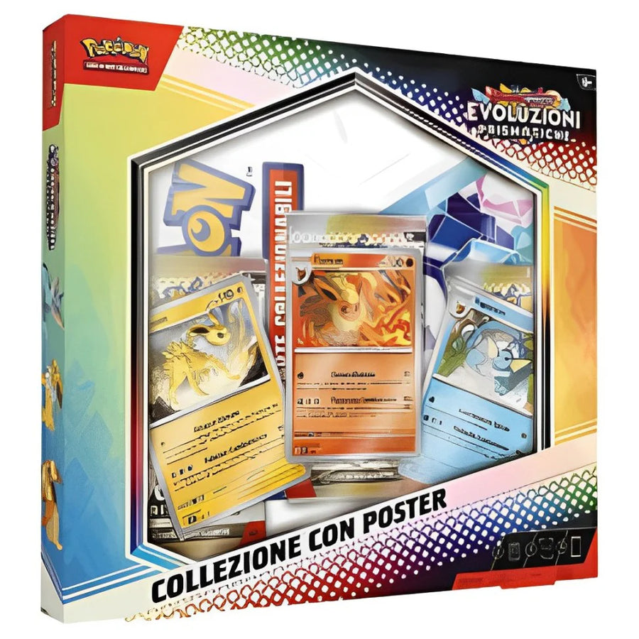 POKÉMON EVOLUZIONI PRISMATICHE COLLEZIONE CON POSTER