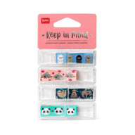 SEGNAPAGINA ADESIVI KEEP IN MIND CUTE ANIMALS