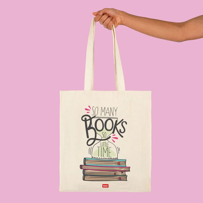 borsa in cotone - tote bag booklover