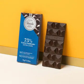 TAVOLETTA CIOCCOLATO VENCHI EXTRA FONDENTE NO ZUCCHERI AGGIUNTI