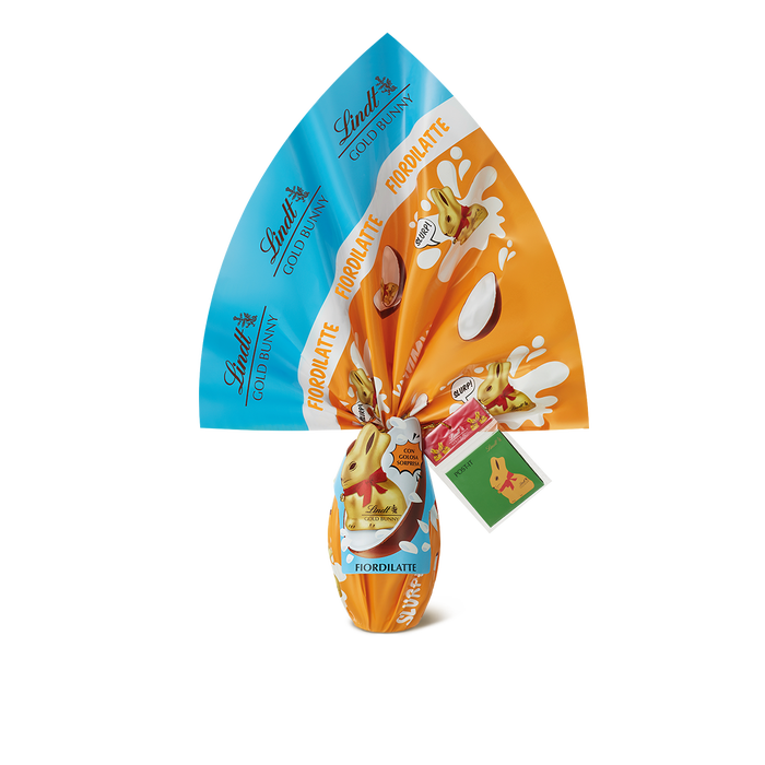 UOVO DI PASQUA LINDT GOLD BUNNY FIORDILATTE