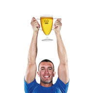 BEER TROPHY - BICCHIERE BIRRA A TROFEO