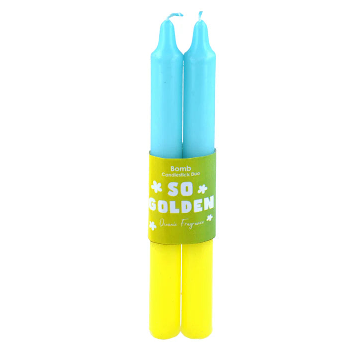 SET CANDELE DUO SO GOLDEN