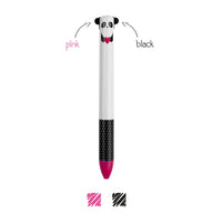 PENNA A SFERA A DUE COLORI - CLICK & CLACK PANDA