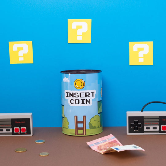 SALVADANAIO INSERT COIN