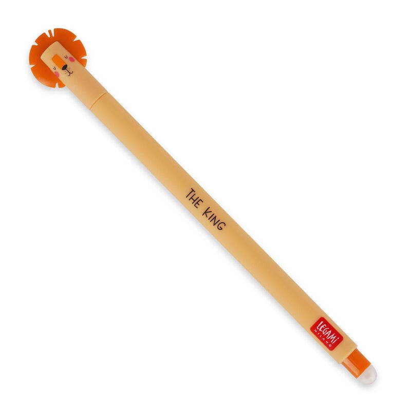 PENNA GEL CANCELLABILE ARANCIONE LION