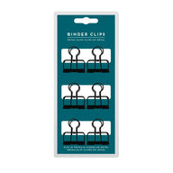 SET DI 6 CLIP IN METALLO - BINDER CLIPS MEDIUM