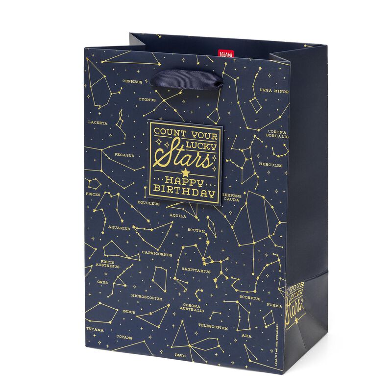 sacchetto regalo - gift bag large stars