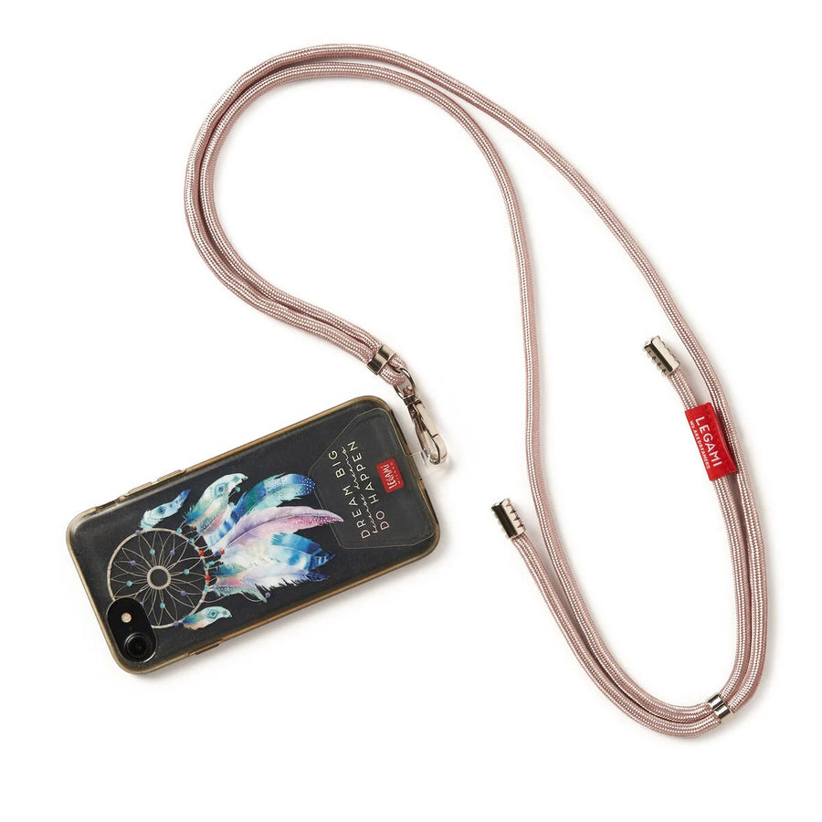 cordino porta cellulare - always together rose gold