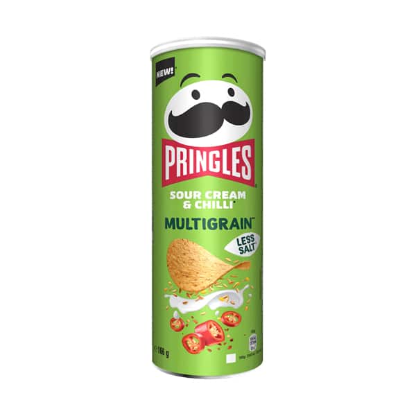 PRINGLES MULTIGRAIN SOUR CREAM & CHILLI