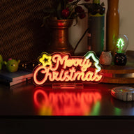 INSEGNA LUMINOSA NEON IT'S A SIGN - MERRY XMAS