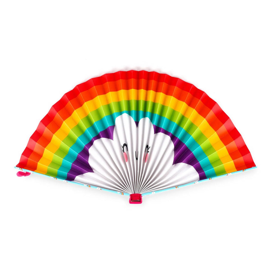 ventaglio in carta - fiesta & siesta rainbow