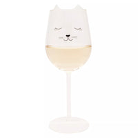 CAT WINE GLASS