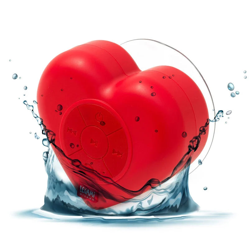 vivavoce e speaker wireless resistente all'acqua - singing in the shower cuore