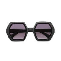 OKKIA OCCHIALI DA SOLE ESAGONALE GRANDE - BLACK