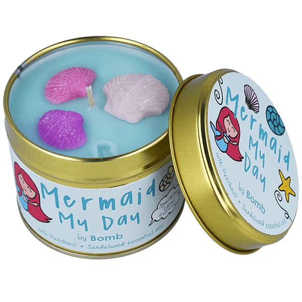 TIN CANDLE - CANDELA MERMAID MY DAY