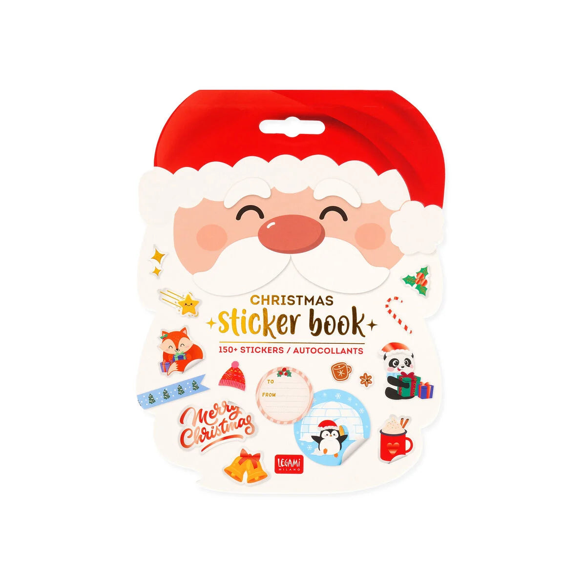 STICKER BOOK - 150 STICKERS NATALIZI SANTA CLAUS