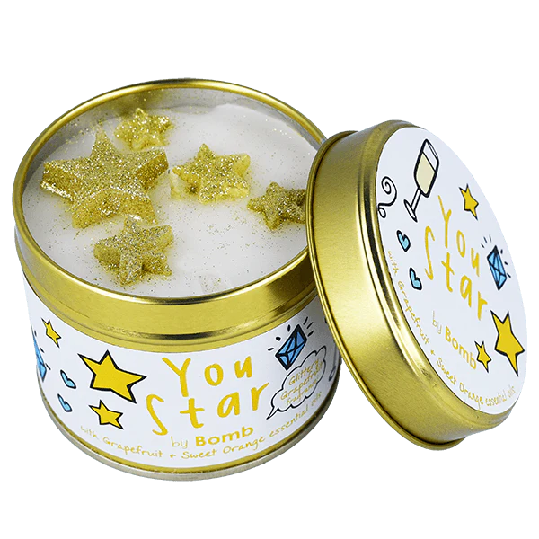 TIN CANDLE - CANDELA YOU STAR