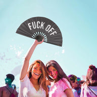 ventaglio "fuck off" nero xxl