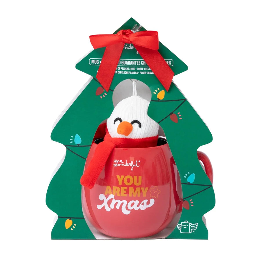 Set di tazza + portachiavi peluche - You are my Xmas