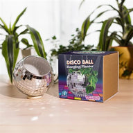 DISCO BALL HANGING PLANTER D.15