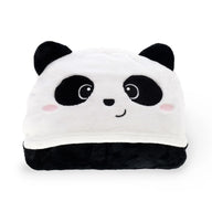 COSY HUGS! COPERTA CON CAPPUCCIO PANDA