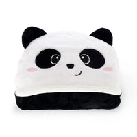 COSY HUGS! COPERTA CON CAPPUCCIO PANDA