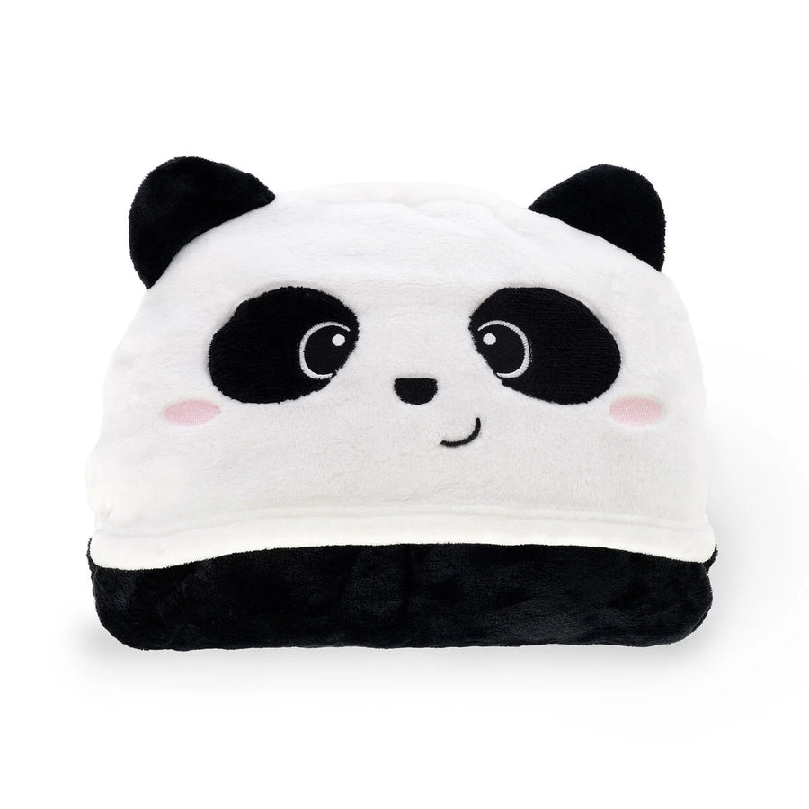 COSY HUGS! COPERTA CON CAPPUCCIO PANDA