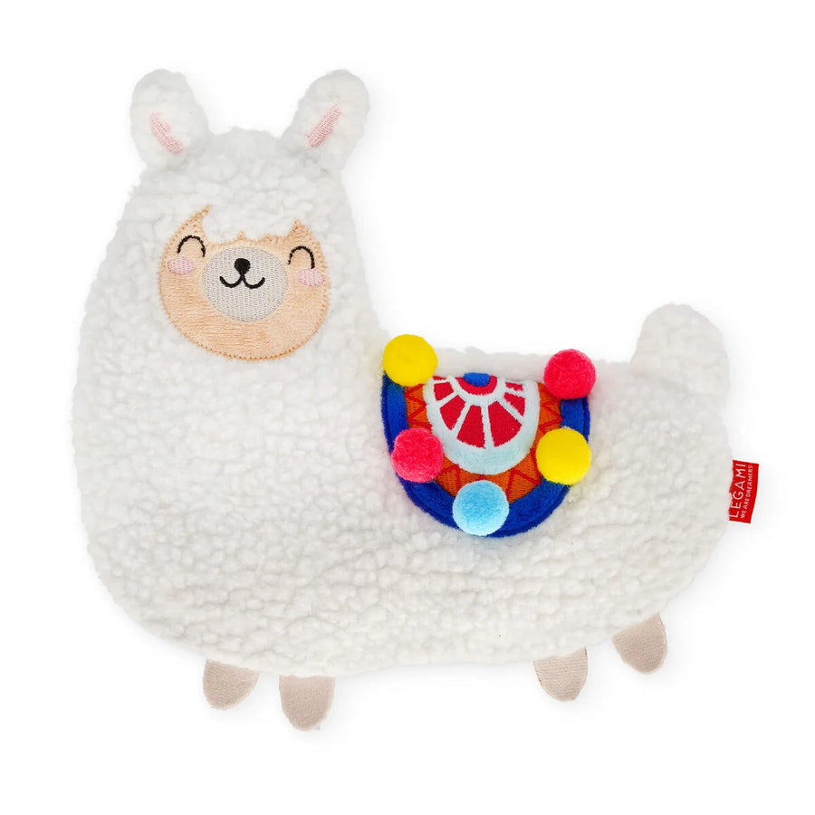 cuscino termico con semi di lino - warm cuddles lama