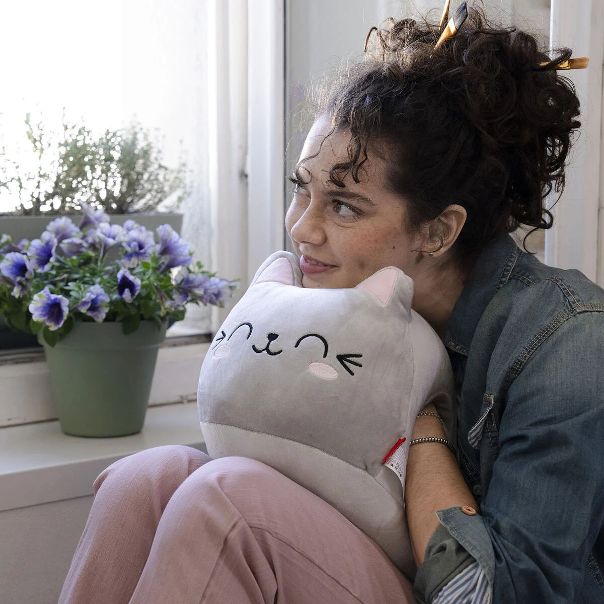 cuscino super soft kitty gatto