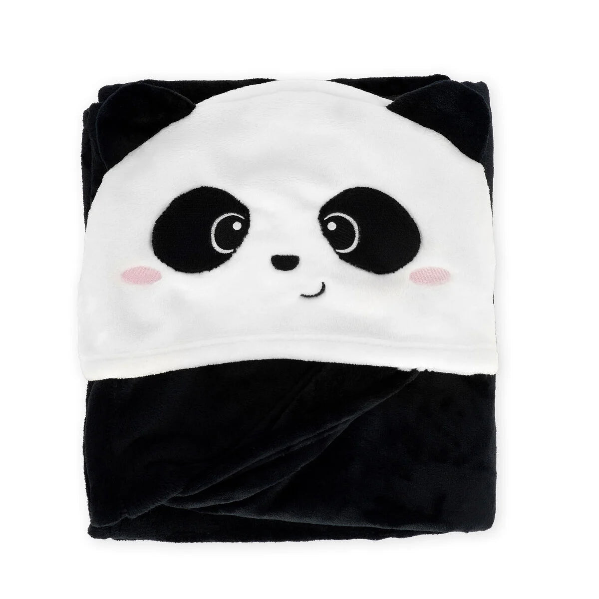 COSY HUGS! COPERTA CON CAPPUCCIO PANDA