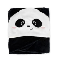 COSY HUGS! COPERTA CON CAPPUCCIO PANDA