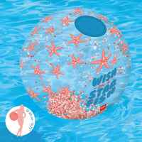 PALLA DA SPIAGGIA GONFIABILE GLITTER  STARFISH