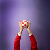 VASO MOUTH COLLECTION RED 12CM
